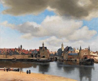 Vermeer - painting view on Delft